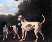 Two of the Duchess of Marlborough's Dogs - 约翰·伍顿